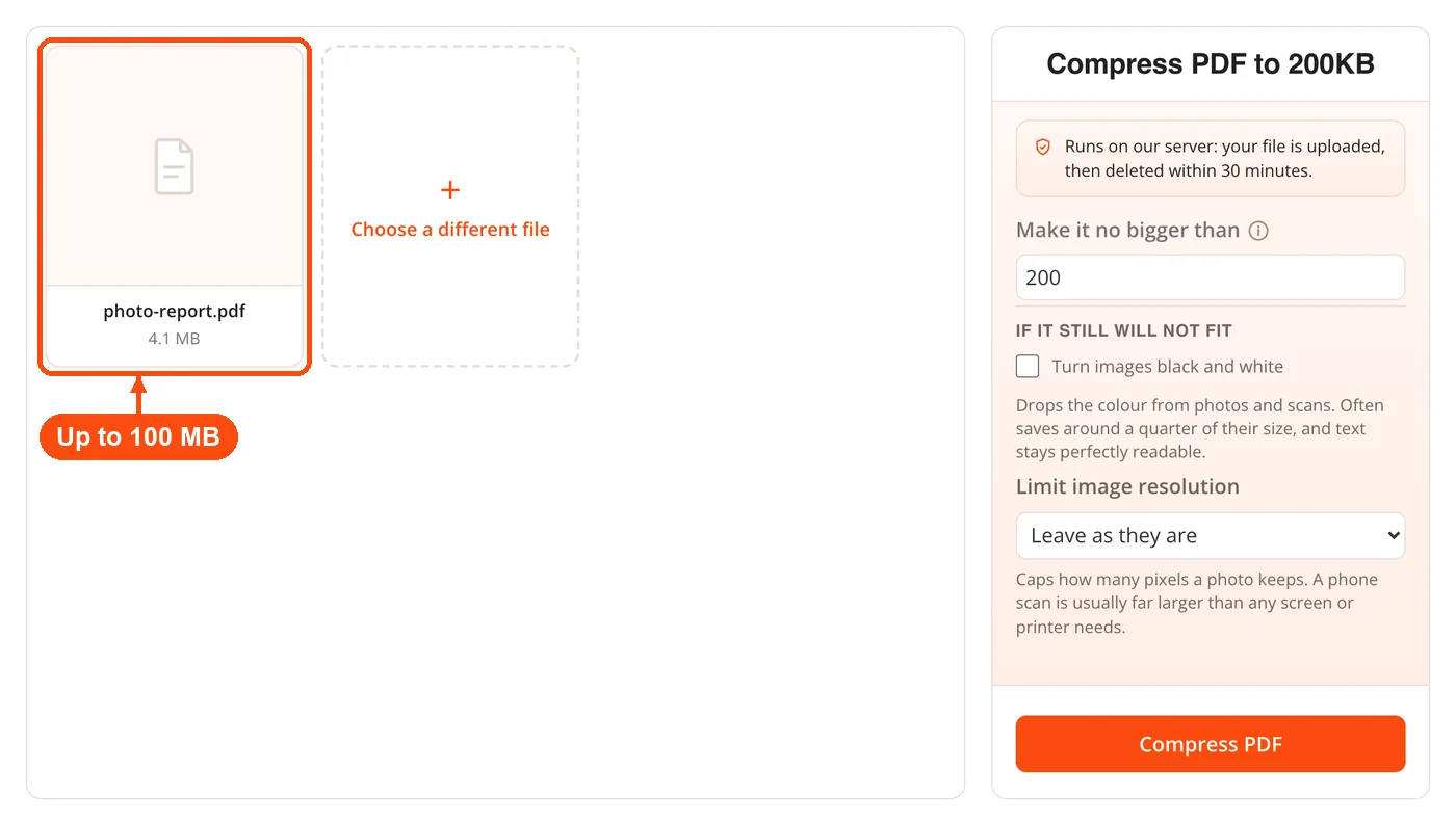 PDF added for compression