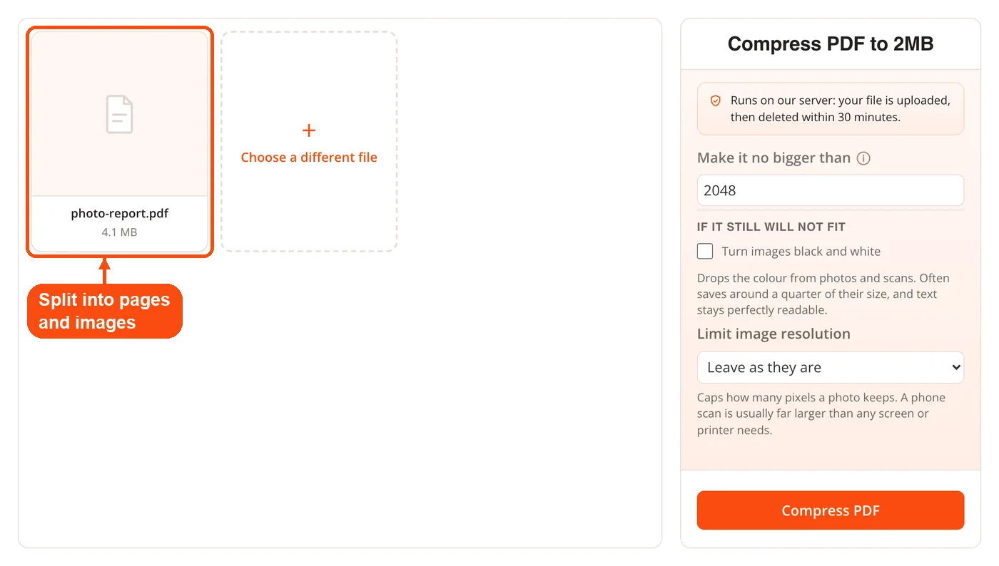 PDF added for compression