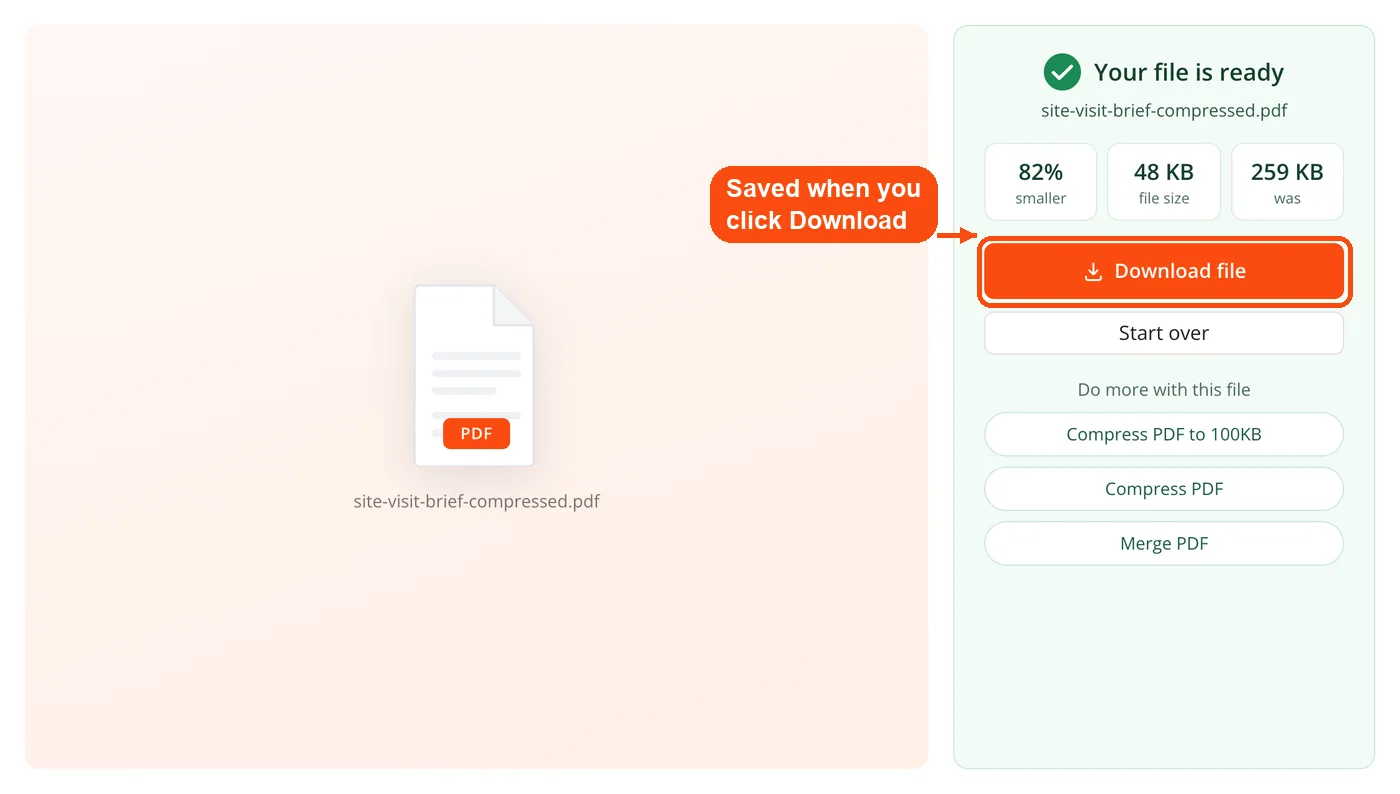 Compressed PDF ready to download