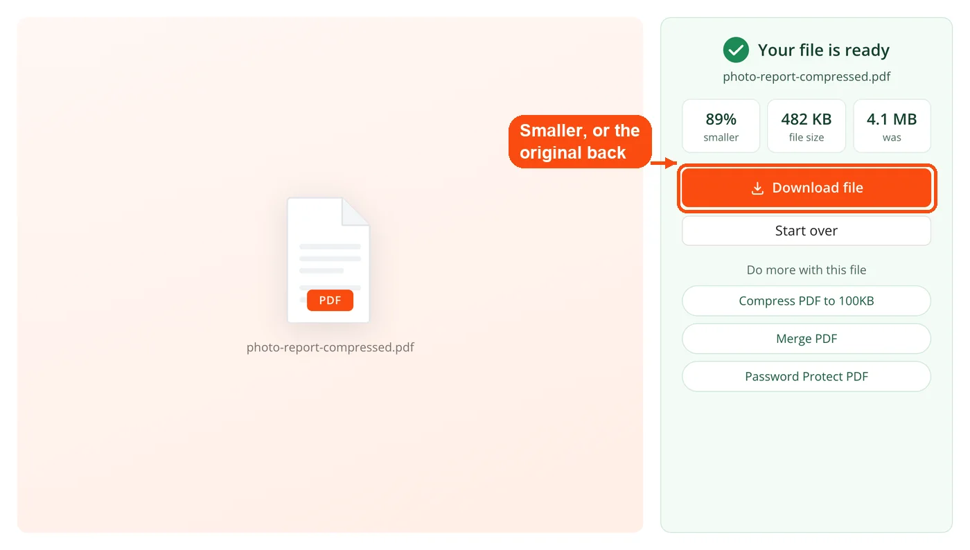 Smaller PDF ready to download
