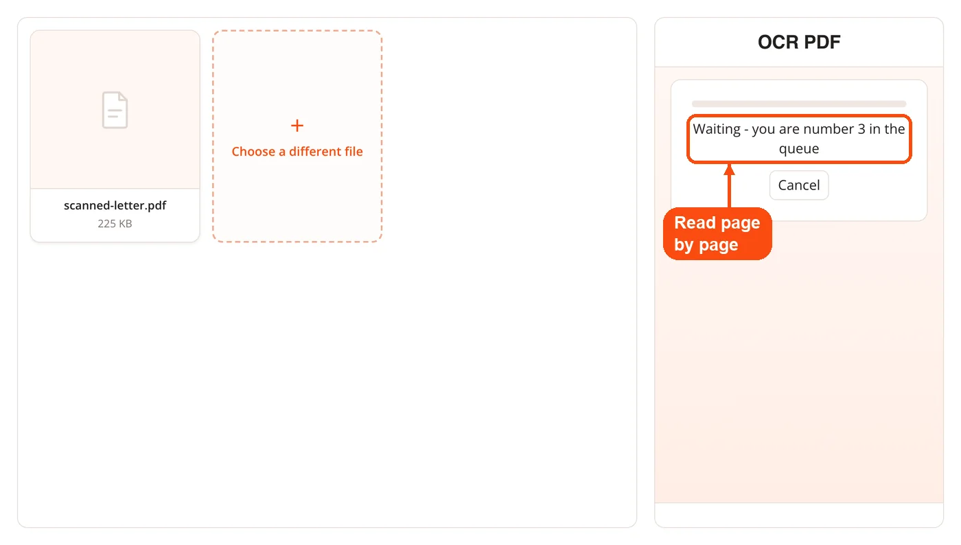 Pages being read on the server