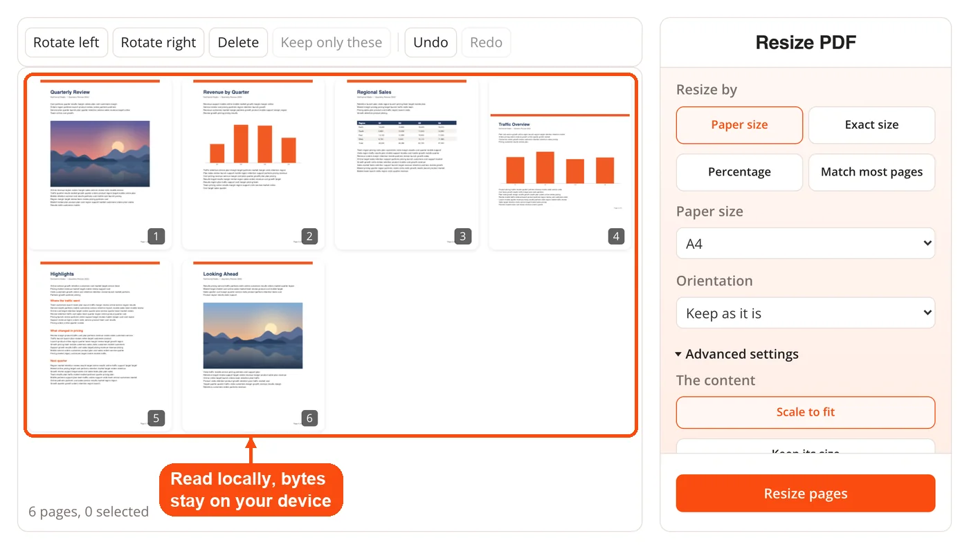 PDF pages shown as thumbnails