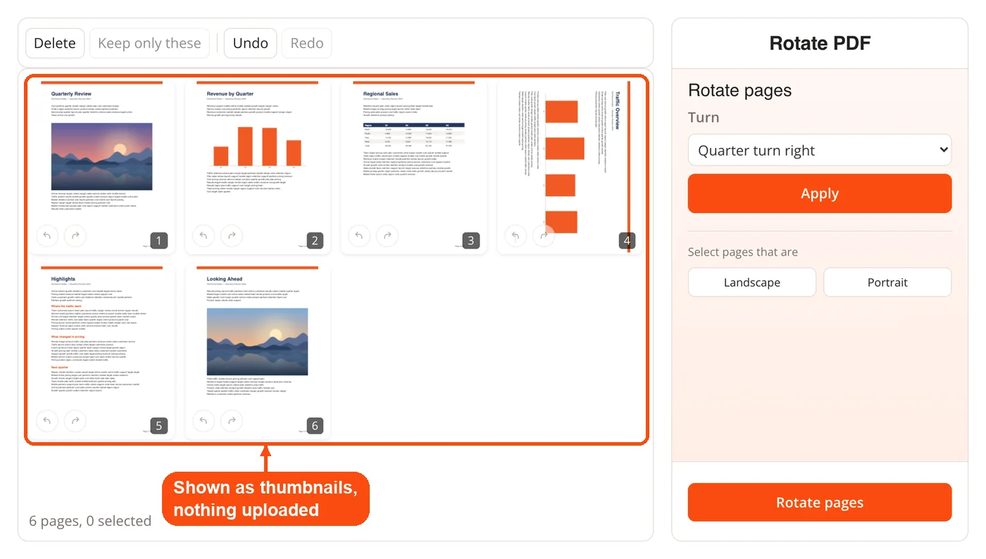 PDF pages shown as thumbnails