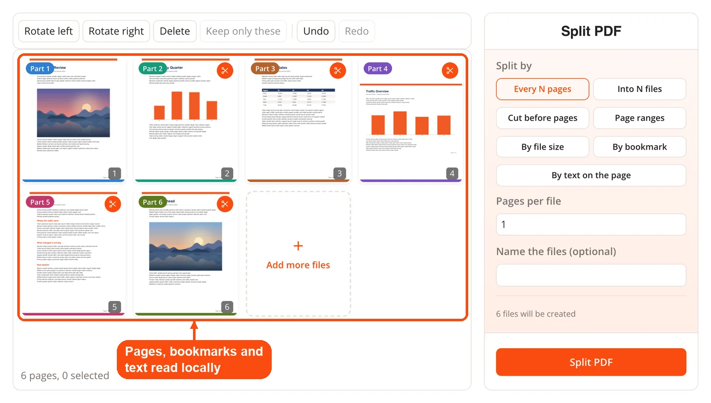 PDF pages shown as thumbnails